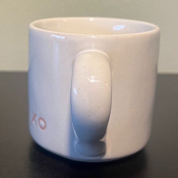 HEARTH & HAND with Magnolia XO Glazed Off-White Stoneware Mug ~ Hugs and Kisses - Picture 3 of 10